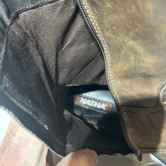 Natha - Men’s leather boots.  Good condition - Picture 3 of 5